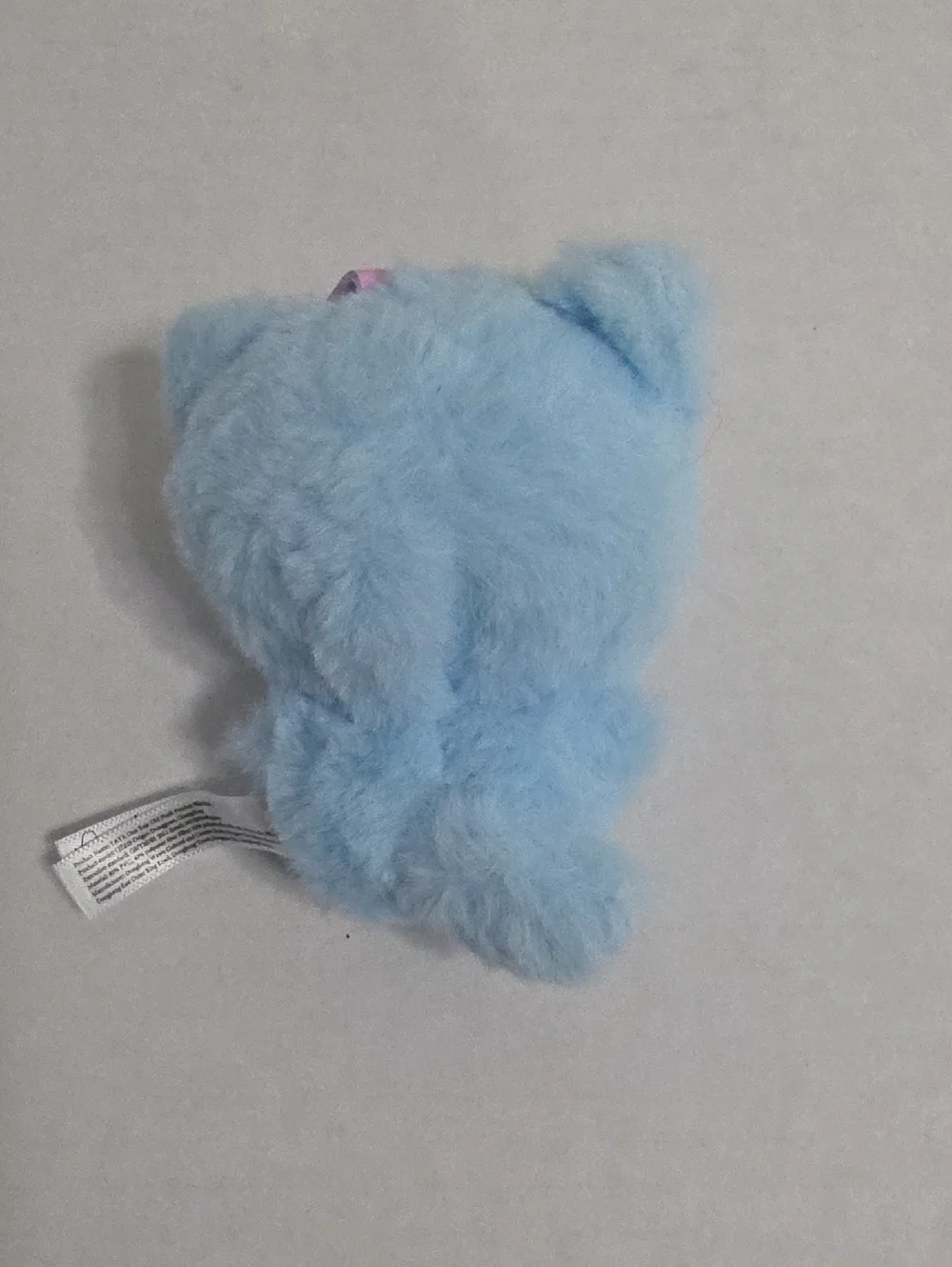 YAYA First Birthday Plush Blue Doll Keychain - Cute Cozy Pocket Toy